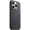 Etui Apple MT4H3ZM/A iPhone 15 Pro 6.1" MagSafe czarny/black FineWoven Case