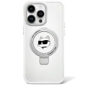 Karl Lagerfeld KLHMP15SHMRSCHH iPhone 15 6.1" biały/white hardcase Ring Stand Choupette Head MagSafe