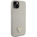 Guess GUHCP15SPCRTHCD iPhone 15 6.1" złoty/gold hardcase Croco Triangle Metal Logo