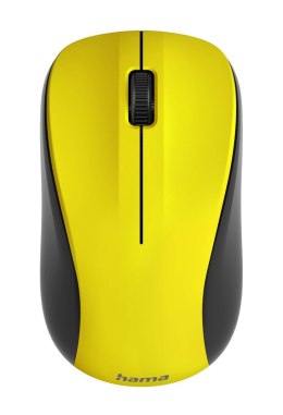 Mysz bezprzewodowa Hama MW-300 V2 optyczna, żółta