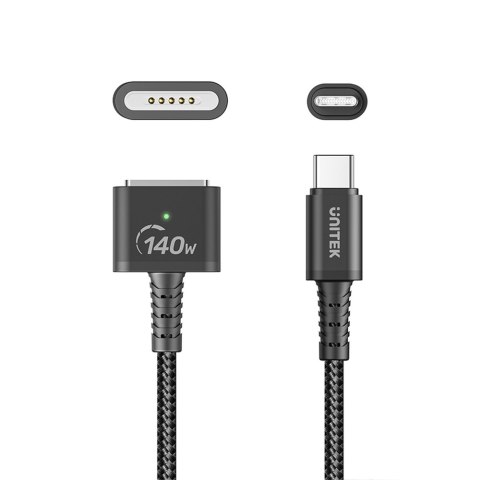 Unitek Kabel zasilający USB-C - MagSafe 3 140W 2 m