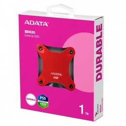 Adata Dysk zewnętrzny SSD SD620 1TB U3.2A 520/460 MB/s czerwony