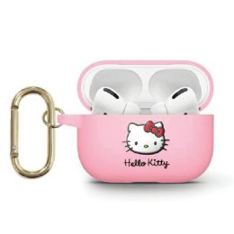 Hello Kitty HKA33DKHSP Airpods 3 cover różowy/pink Silicone 3D Kitty Head