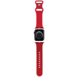 Hello Kitty Pasek HKAWMSCHBLR Apple Watch 38/40/41mm czerwony/red strap Silicone Kitty Head