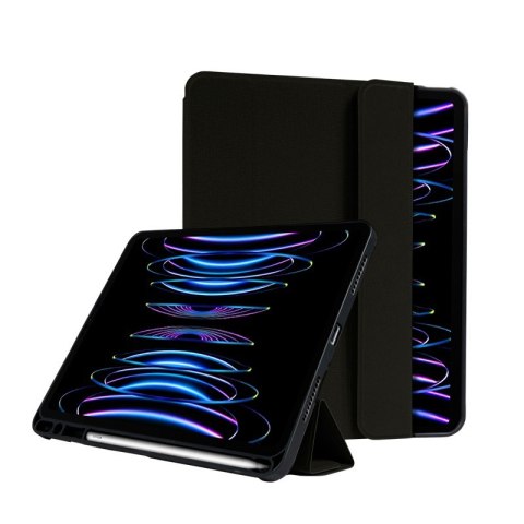 CRONG Etui FlexFolio iPad Pro 11 (2022-2021)/iPad Air 11 (2024)/iPad Air 10.9 (5-4 gen.) z funkcją Apple Pencil czarne