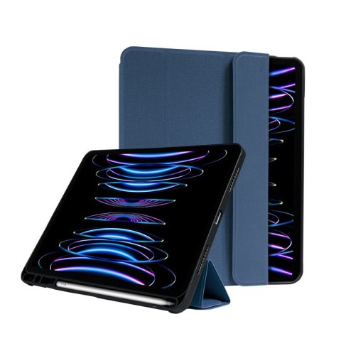 CRONG Etui FlexFolio iPad Pro 11 (2022-2021)/iPad Air 11 (2024)/iPad Air 10.9 (5-4 gen.) z funkcją Apple Pencil niebieskie