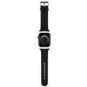 Karl Lagerfeld Pasek KLAWLSLKCNK Apple Watch 42/44/45/49mm czarny/black strap 3D Rubber Karl&Choupette Heads