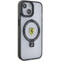 Ferrari FEHMP15SUSCAK iPhone 15 6.1" czarny/black hardcase Ring Stand 2023 Collection MagSafe