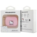 Hello Kitty HKAP23DKHSP Airpods Pro 2 cover różowy/pink Silicone 3D Kitty Head