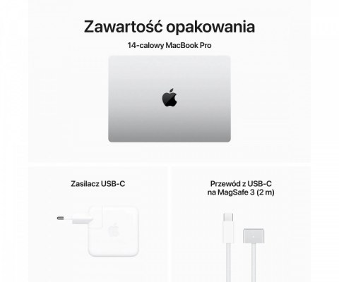 Apple MacBook Pro 14,2 cali: M3 8/10, 8GB, 1TB - Gwiezdna szarość