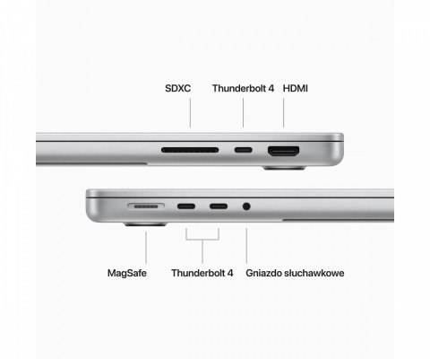 Apple MacBook Pro 16,2 cali: M3 Pro 12/18, 18GB, 512GB - Srebrny