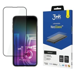 3MK NeoGlass iPhone 15 Plus 6.7" czarny/black