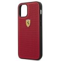 Ferrari FESPEHCP12SRE iPhone 12 mini 5,4" czerwony/red hardcase On Track Perforated