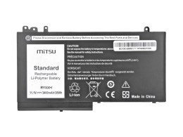 Mitsu Bateria do Dell Latitude E5450, E5550 3400 mAh (38 Wh) 10.8 - 11.1 Volt