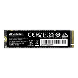 Dysk SSD Verbatim Vi5000 512GB M.2 PCIe Gen4 NVME 2280 (5000/2500 MB/s)
