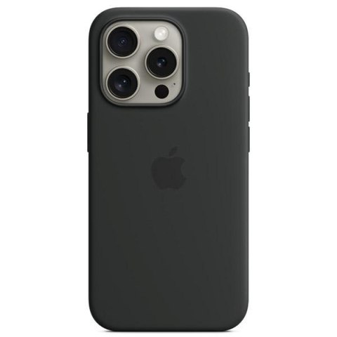 Etui Apple MT1M3ZM/A iPhone 15 Pro Max 6.7" MagSafe czarny/black Silicone Case