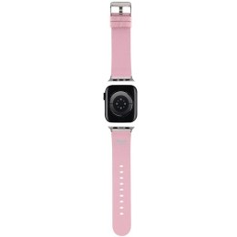 Hello Kitty Pasek HKAWMPGKHP Apple Watch 38/40/41mm różowy/pink strap Kitty Head