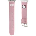 Hello Kitty Pasek HKAWMPGKHP Apple Watch 38/40/41mm różowy/pink strap Kitty Head