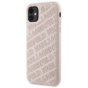 Karl Lagerfeld KLHCN61PQKPMP iPhone 11 / Xr 6.1" różowy/pink hardcase Quilted K Pattern