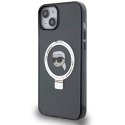 Karl Lagerfeld KLHMP15SHMRSKHK iPhone 15 6.1" czarny/black hardcase Ring Stand Karl Head MagSafe