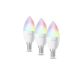 TechToy Smart Żarówka LED RGB 6W E14 3 sztuki