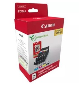 Canon Zestaw tuszów CLI-526 BK/C/M/Y PHOTO VALUE 4540B019