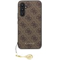 Guess GUHCS23FEGF4GBR S23 FE S711 brązowy/brown hardcase 4G Charms Collection