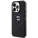 Karl Lagerfeld KLHMP14XHFCKNOK iPhone 14 Pro Max 6.7" czarny/black hardcase IML Ikonik MagSafe