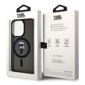 Karl Lagerfeld KLHMP14XHFCKNOK iPhone 14 Pro Max 6.7" czarny/black hardcase IML Ikonik MagSafe