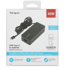 Targus Zasilacz 65W USB Type-C Charger Black