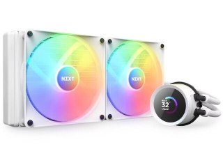 Chłodzenie wodne NZXT Kraken 280 RGB LCD białe