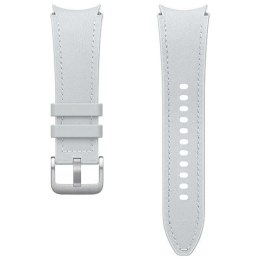 Pasek Hybrid Eco-Leather Band do Samsung Galaxy Watch 6 20mm S/M Srebrny
