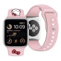 Hello Kitty Pasek HKAWMSCHBLP Apple Watch 38/40/41mm różowy/pink strap Silicone Kitty Head