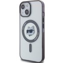 Karl Lagerfeld KLHMP15SHCHNOTK iPhone 15 / 14 / 13 6.1" transparent hardcase IML Choupette`s Head MagSafe