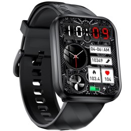Kumi Smartwatch KU6 Meta 1.96 cala 260 mAh czarny