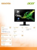 Acer Monitor 24 cale KA242YEbi IPS 100Hz 250nits czarny