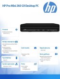 HP Inc. Komputer 260 G9 Mini i3-1315U/512GB/16GB/W11P 935Y4EA