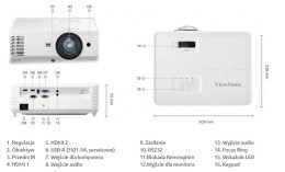 ViewSonic Projektor PS502X-EDU XGA/4000