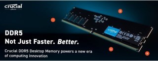 Crucial Pamięć DDR5 32GB (1*32GB) | 4800 MHz CL40 (16Gbit)