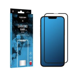 Szkło ochronne MyScreen DIAMOND GLASS LITE edge FULL GLUE czarne Apple iPhone 13/13 Pro 6.1