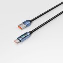 TECH-PROTECT ULTRABOOST LED TYPE-C CABLE 66W/6A 100CM BLUE