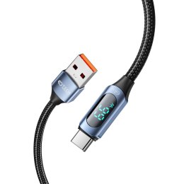 TECH-PROTECT ULTRABOOST LED TYPE-C CABLE 66W/6A 200CM BLUE