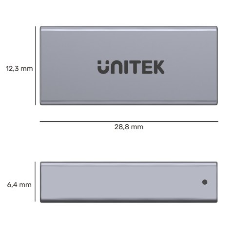 Unitek Łącznik USB-C(F) - USB-C(F) | 8K | 40Gbps | 240W | A1036GY