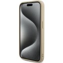 Guess GUHCP15XPSAIRSD iPhone 15 Pro Max 6.7" złoty/gold hardcase Saffiano Iridescent Script