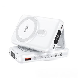 WEKOME Power bank indukcyjny 10000 mAh MagSafe z wbudowanym kablem USB-C / Lightning / Micro USB / USB-A
