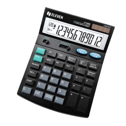 ELEVEN kalkulator biurowy CT666N czarny