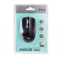 MS Mysz bezprzewodowa silent click Focus M310 RF 1600 DPI 4P akumulator czarna