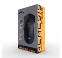 MS Mysz gamingowa przewodowa Nemesis C365 6400 DPI 7P RGB LED programowalne przyciski czarna