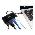 Eaton Wieloportowy adapter USB-C 4K HDMI, port USB-A, GbE, ładowanie PD 60 W, HDCP U444-06N-H4GUBC Czarny