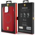 Ferrari FEHMP15XSBAR iPhone 15 Pro Max 6.7" czerwony/red hardcase Printed Ring MagSafe